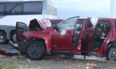 Joven detenido por choque múltiple que dejó seis heridos, incluidas dos embarazadas