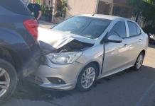 Se registra choque múltiple en Ciudad Acuña: tres vehículos involucrados