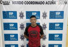 Detienen a sujeto por posesión de cristal en la colonia Benito Juárez de Acuña