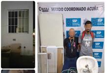 Detienen a dos hombres por robo a casa habitación en Altos de Santa Teresa
