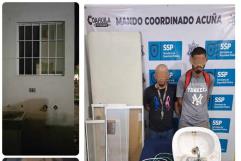 Detienen a dos hombres por robo a casa habitación en Altos de Santa Teresa