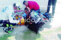 Azota motociclista en la Guadalupe