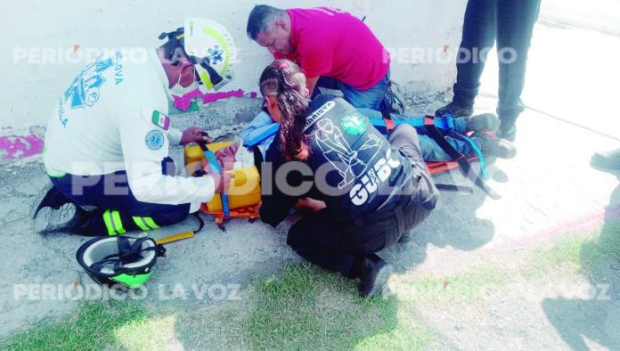 Azota motociclista en la Guadalupe