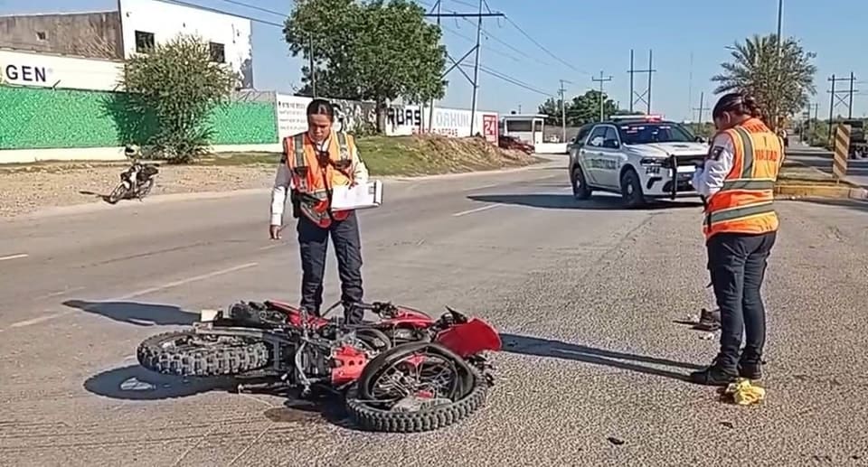 Detienen a chofer de taxi por muerte de motociclista en el bulevar República 