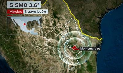 Tres sismos sacuden Montemorelos; suspenden clases