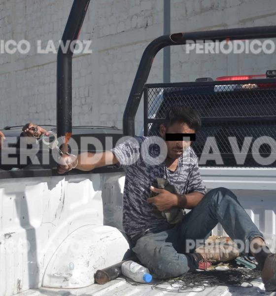 Arrestan a drogadicto