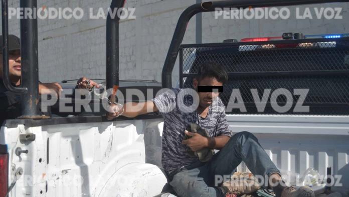 Arrestan a drogadicto