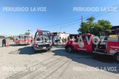 Corto en taller moviliza a Bomberos