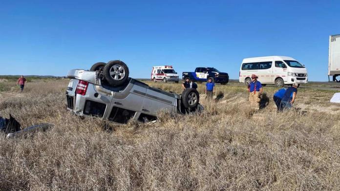Estables americanos heridos en accidente