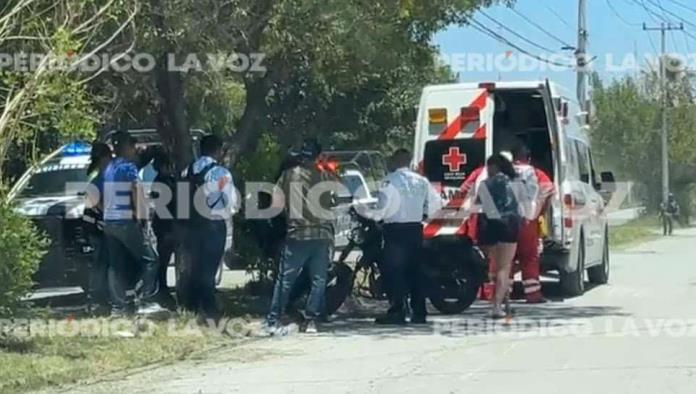 Derrapa y acaba en el hospital