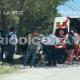 Derrapa y acaba en el hospital
