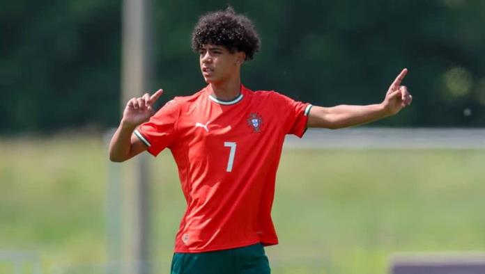 Así fue el debut de Cristiano Jr. con la Selección de Portugal