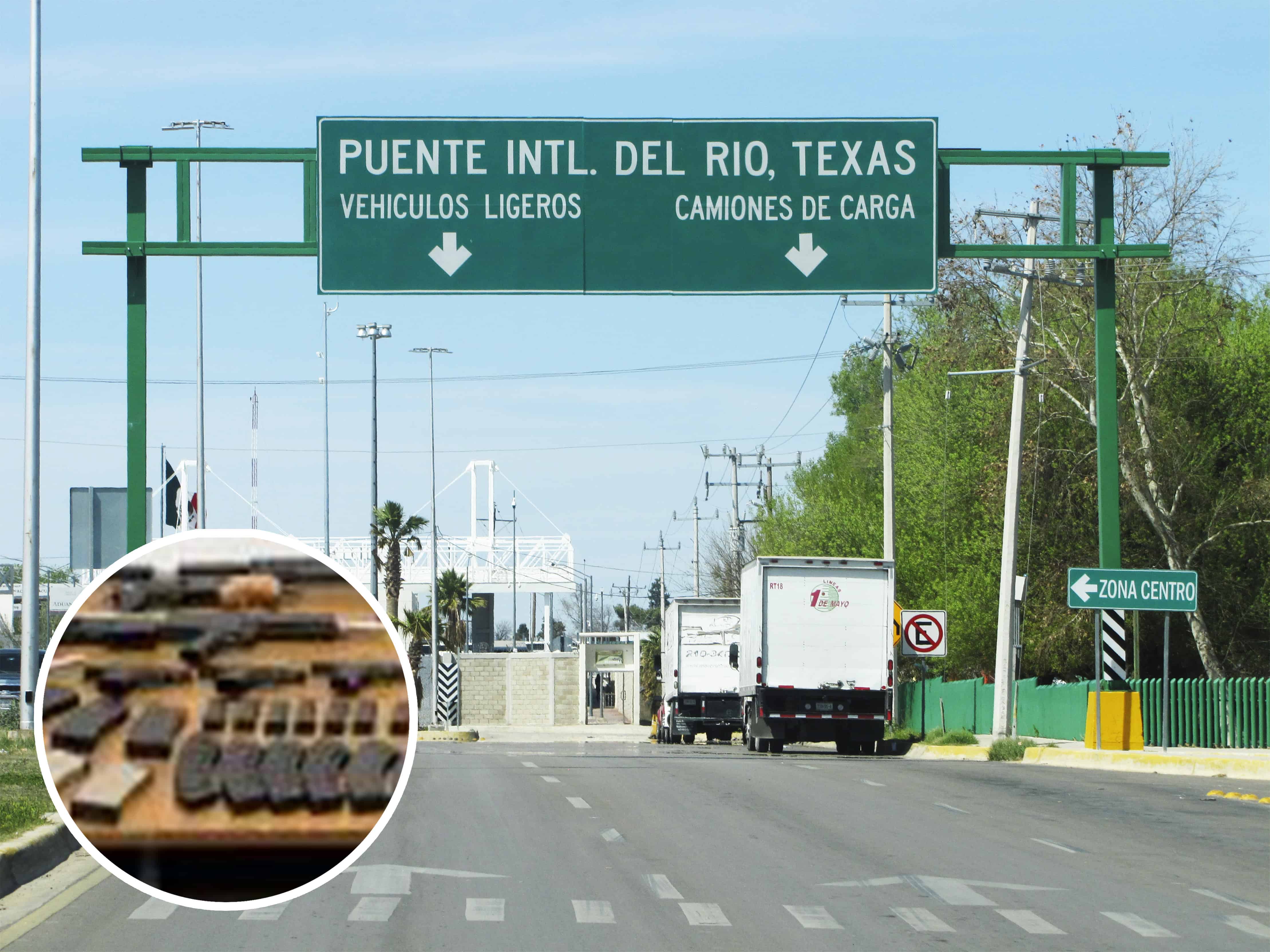 Interceptan arsenal en Puente Internacional de Del Río
