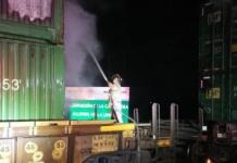 Incendian vagón de tren tras intento de saqueo