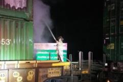Incendian vagón de tren tras intento de saqueo