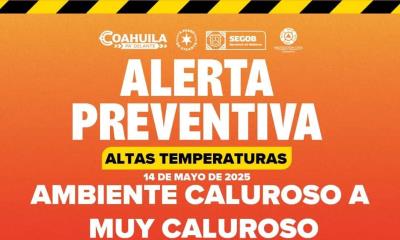 Emiten alerta por altas temperaturas de hasta 44°C en la región de los Cinco Manantiales