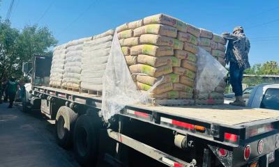 Entregan cemento a bajo costo en Nuevo Barroterán