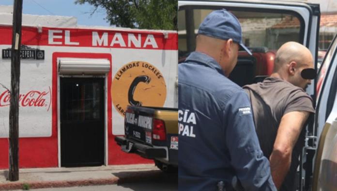 Consignan a presunto ladrón de tienda de abarrotes en la colonia Buena Vista Sur