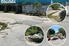 La voz en tu colonia: Viven entre tierra y sin esperaza por baches y aguas negras