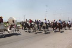 Cabalgata y fiesta en Ejido La Cruz celebran 89 años de historia y comunidad