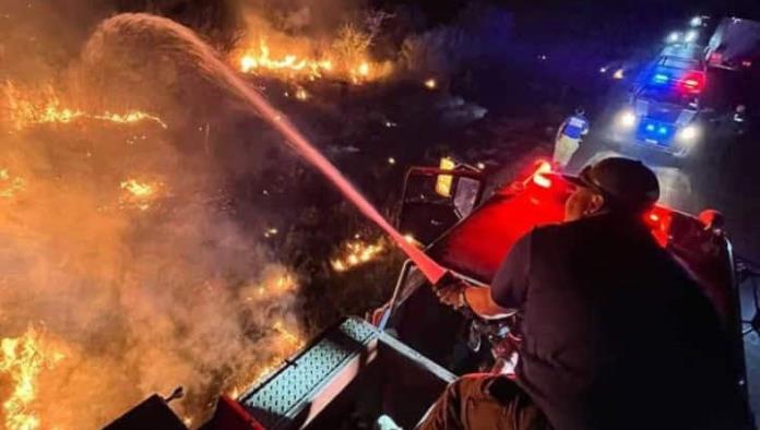 Incendio en Carretera 57 Alarma a Autoridades en Allende