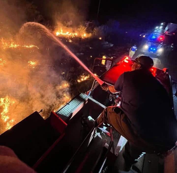 Incendio en Carretera 57 Alarma a Autoridades en Allende