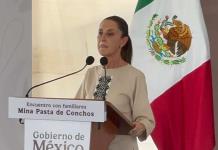 Claudia Sheinbaum reafirma compromiso con rescate de mineros en Pasta de Conchos