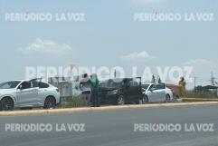 Mujer embarazada provoca carambola en Castaños al no frenar en bordo