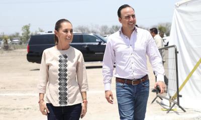 Manolo y Sheinbaum se comprometen a reactivar AHMSA y economía en Coahuila