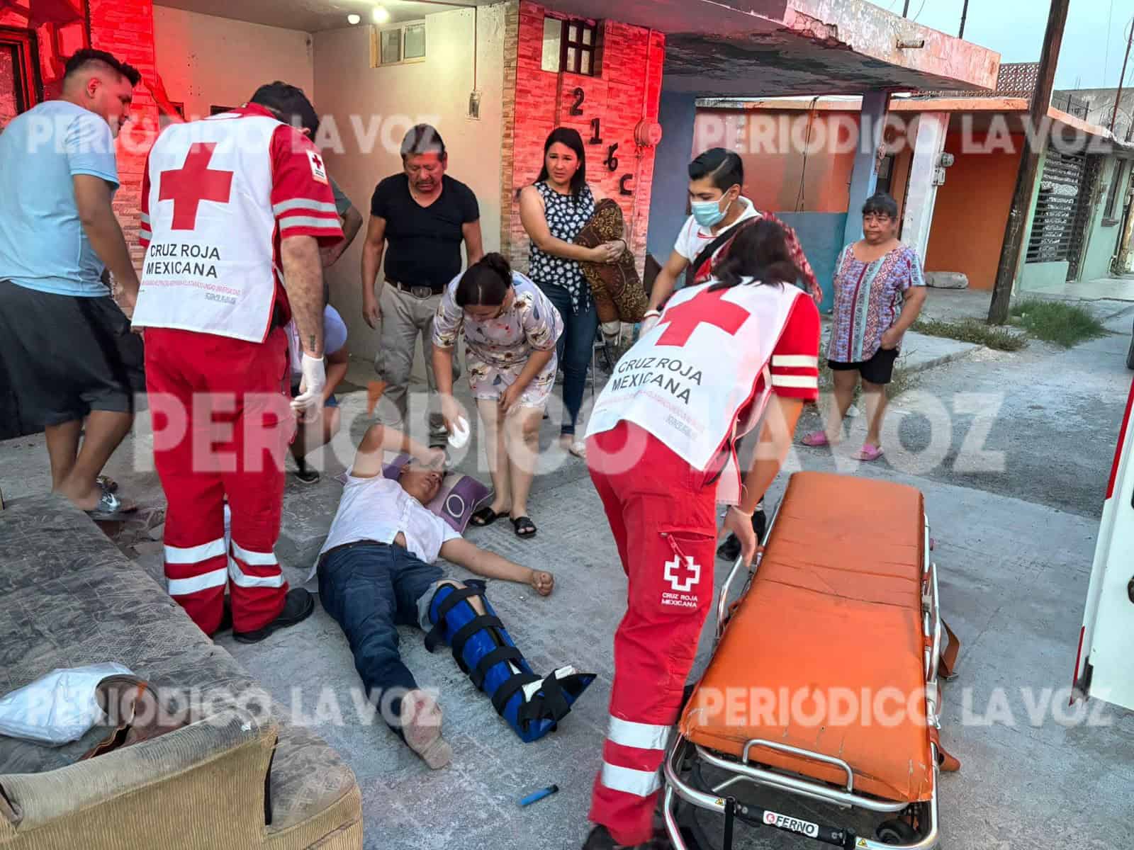 Cae de azotea mientras trabajaba en vivienda del Fraccionamiento Carranza
