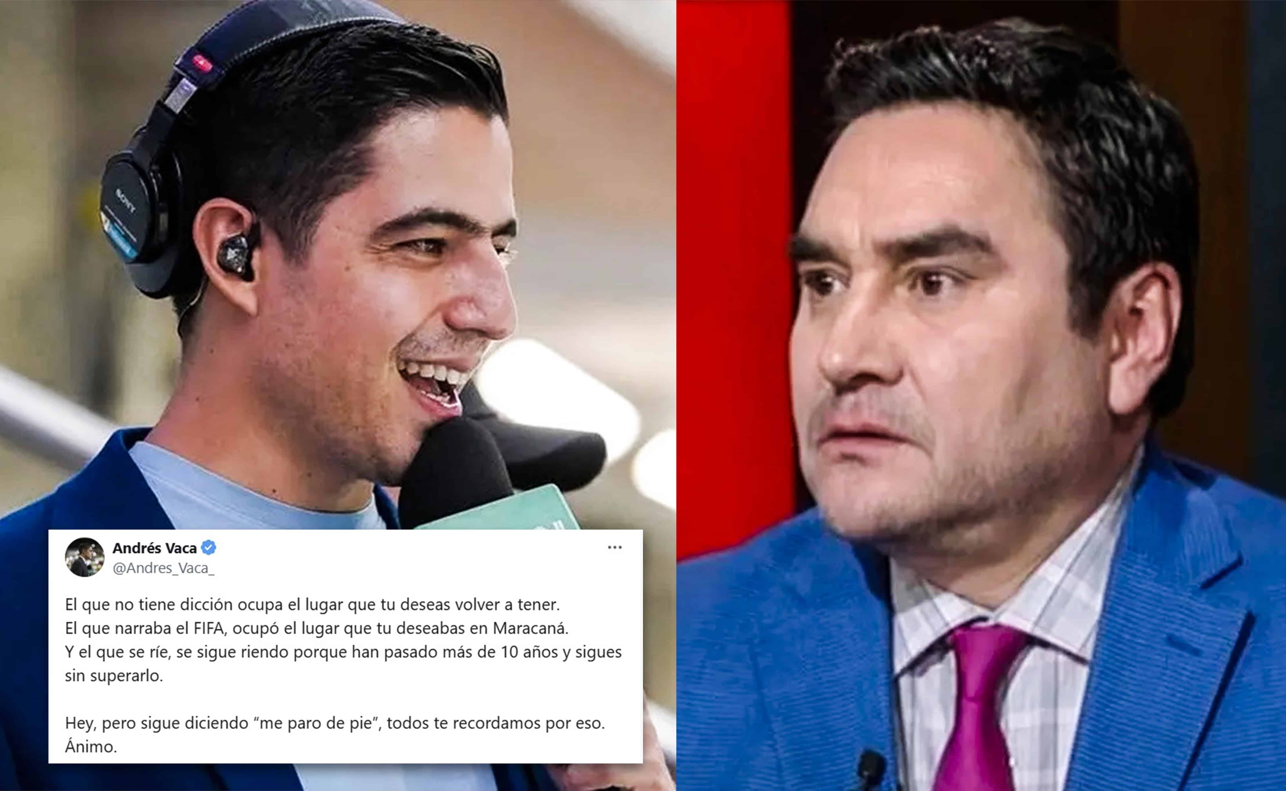 HAY TIRO: Andrés Vaca y Jorge Pietrasanta encienden las redes con acalorada disputa