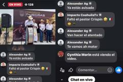 Amenazan de muerte al alcalde Jacobo Rodríguez durante una transmisión en vivo