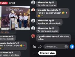 Amenazan de muerte al alcalde Jacobo Rodríguez durante una transmisión en vivo