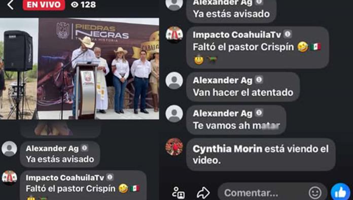 Amenazan de muerte al alcalde Jacobo Rodríguez durante una transmisión en vivo