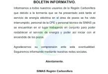 Sin agua más de 50 mil usuarios