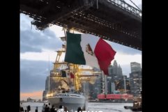 180 marinos del buque escuela Cuauhtémoc regresan a México