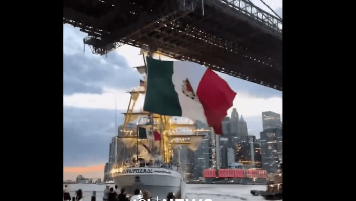 180 marinos del buque escuela Cuauhtémoc regresan a México