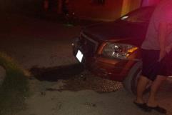 Choque en Allende deja un lesionado y moviliza a cuerpos de emergencia
