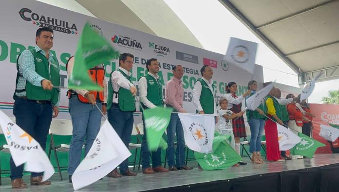 Inician obras en Ciudad Acuña con inversión de 70 millones de pesos