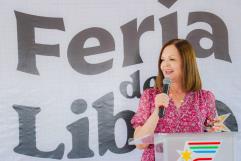Sari Pérez inaugura la Primera Feria del Libro en Frontera con gran oferta cultural