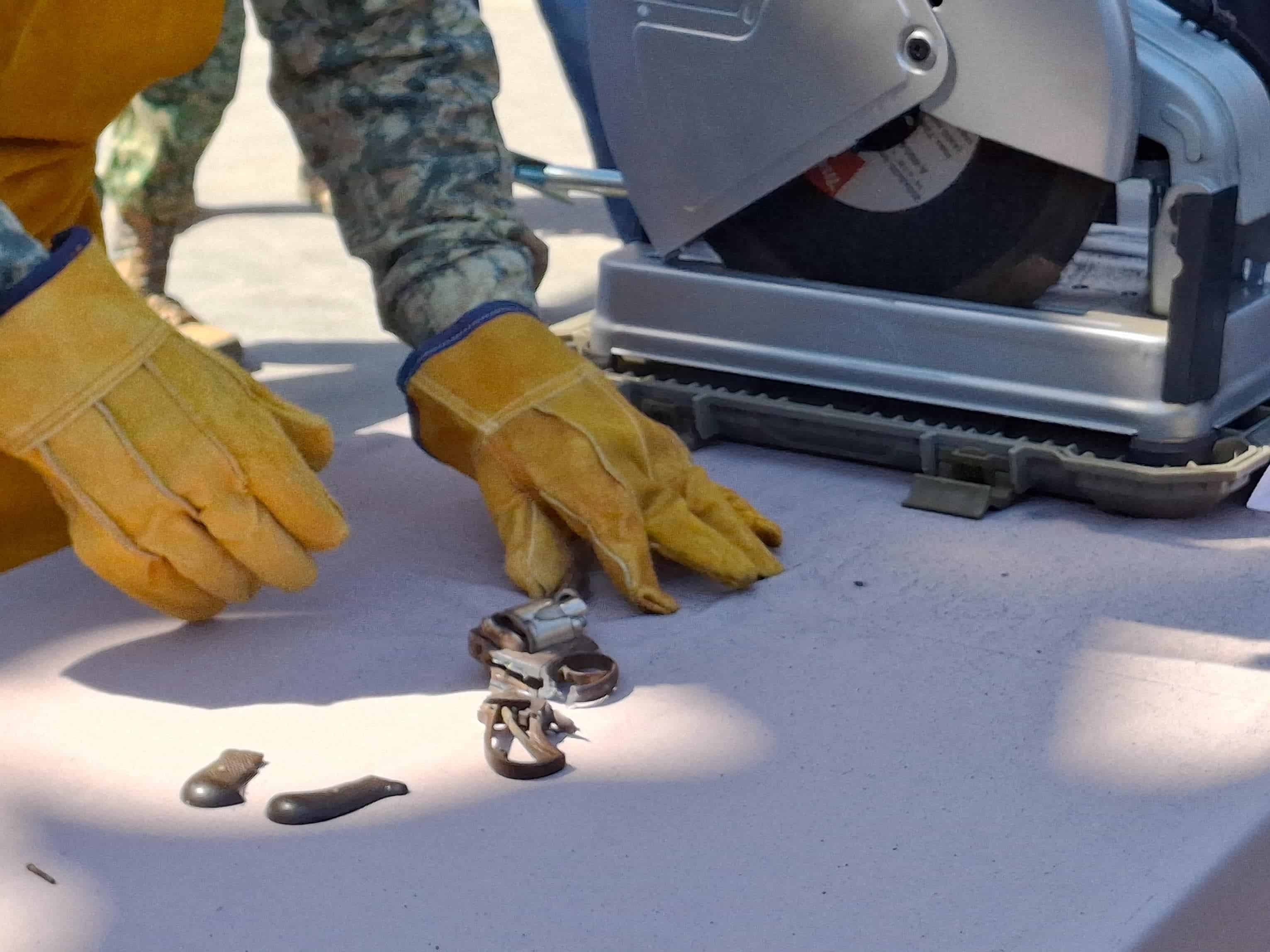 Destruyen 9 revólveres en primer día del Canje de Armas 2025 en Monclova