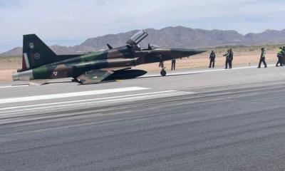 Caza de la fuerza aérea sufre accidente en Chihuahua