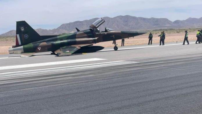 Caza de la fuerza aérea sufre accidente en Chihuahua