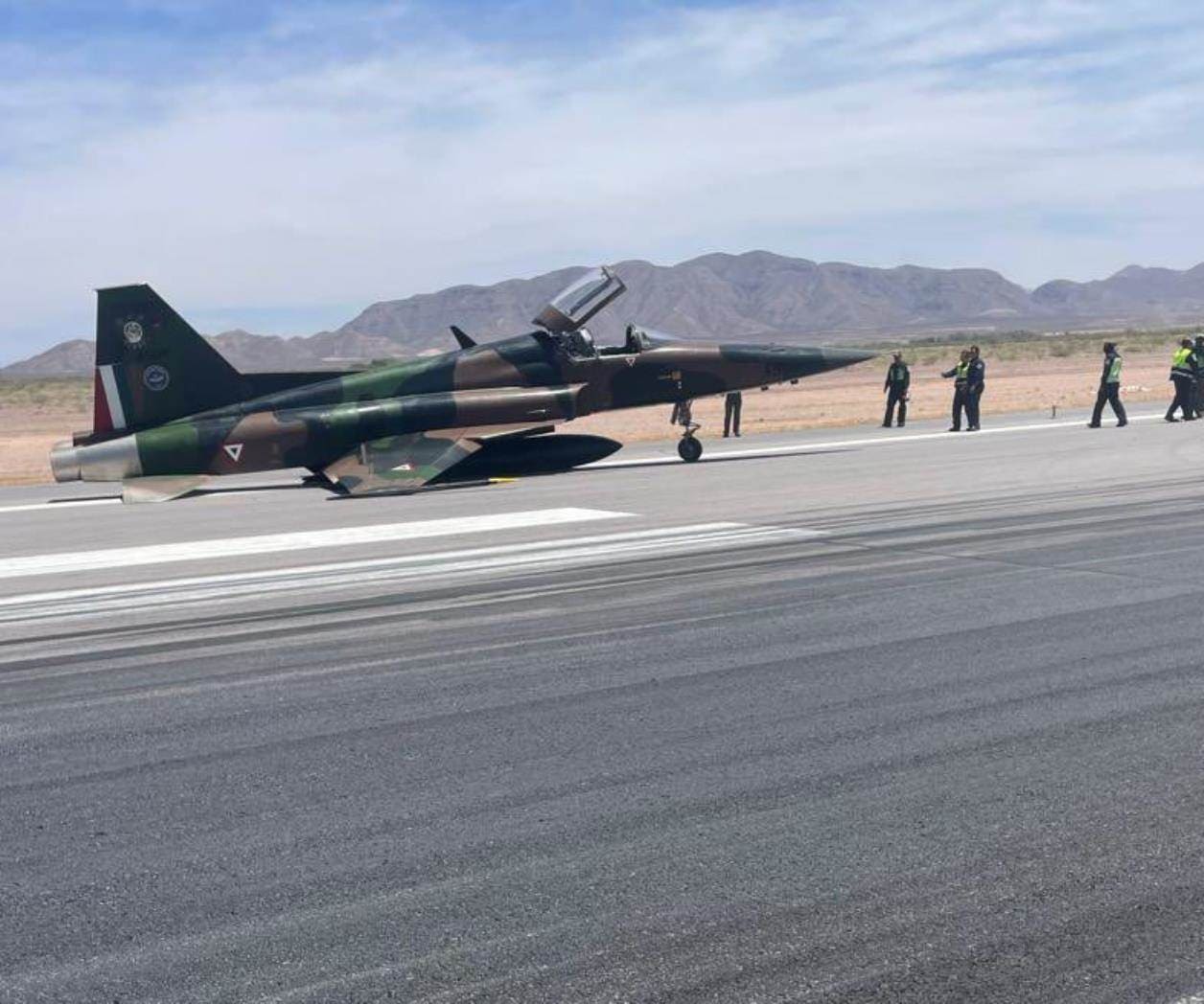 Caza de la fuerza aérea sufre accidente en Chihuahua