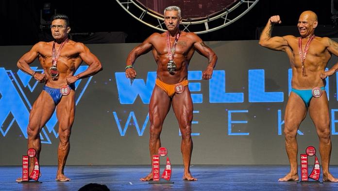 Emilio García logra segundo lugar en Mr. México Juvenil y Veteranos 2025