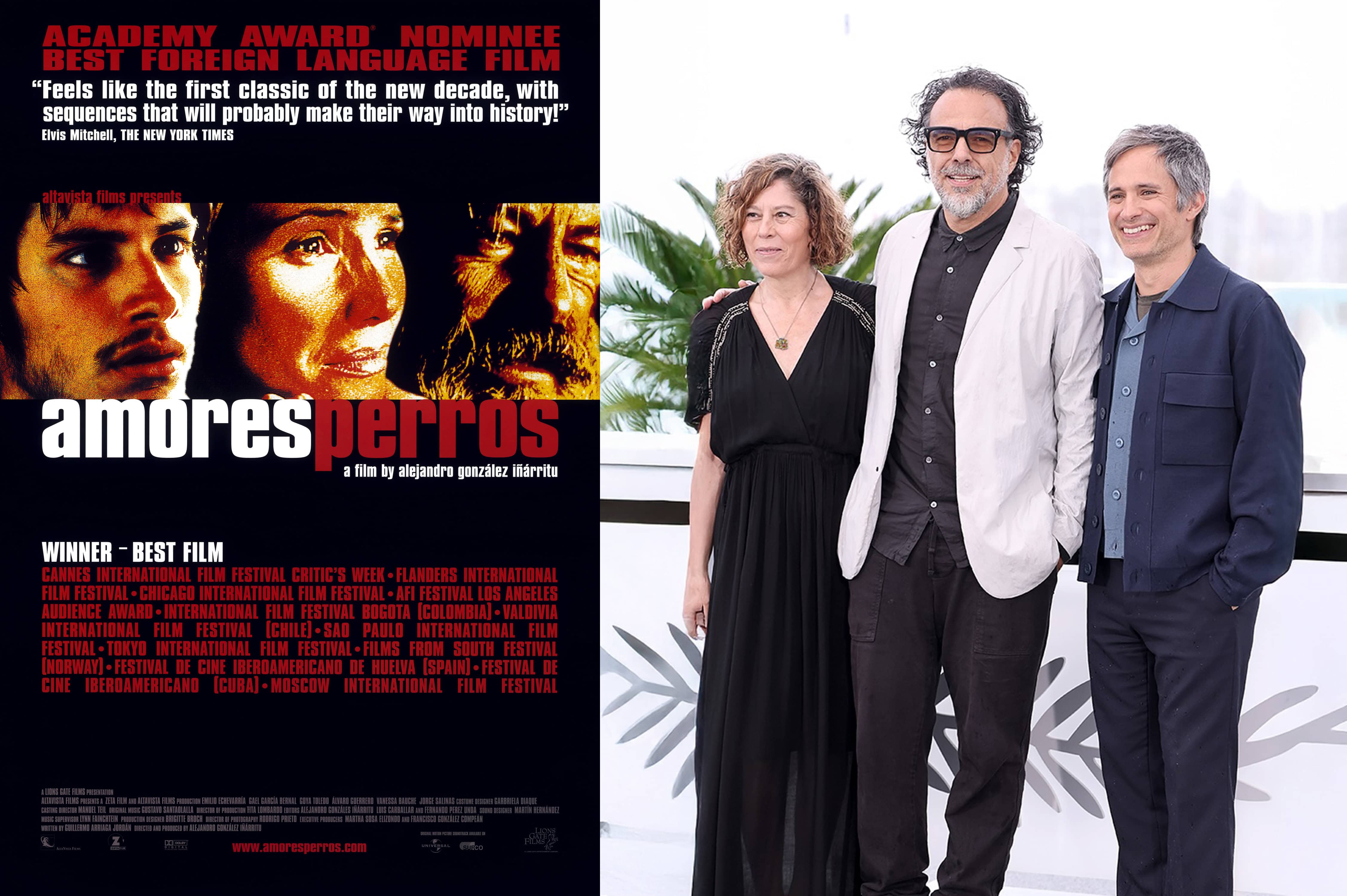 Amores perros: Iñárritu y Gael García celebran 25 años del filme que cambió sus vidas