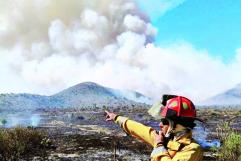 Abarca incendio 500 hectáreas en el Rancho Los Ángeles