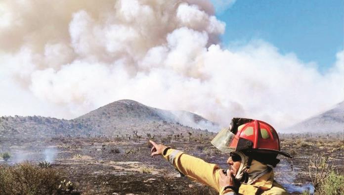 Abarca incendio 500 hectáreas en el Rancho Los Ángeles