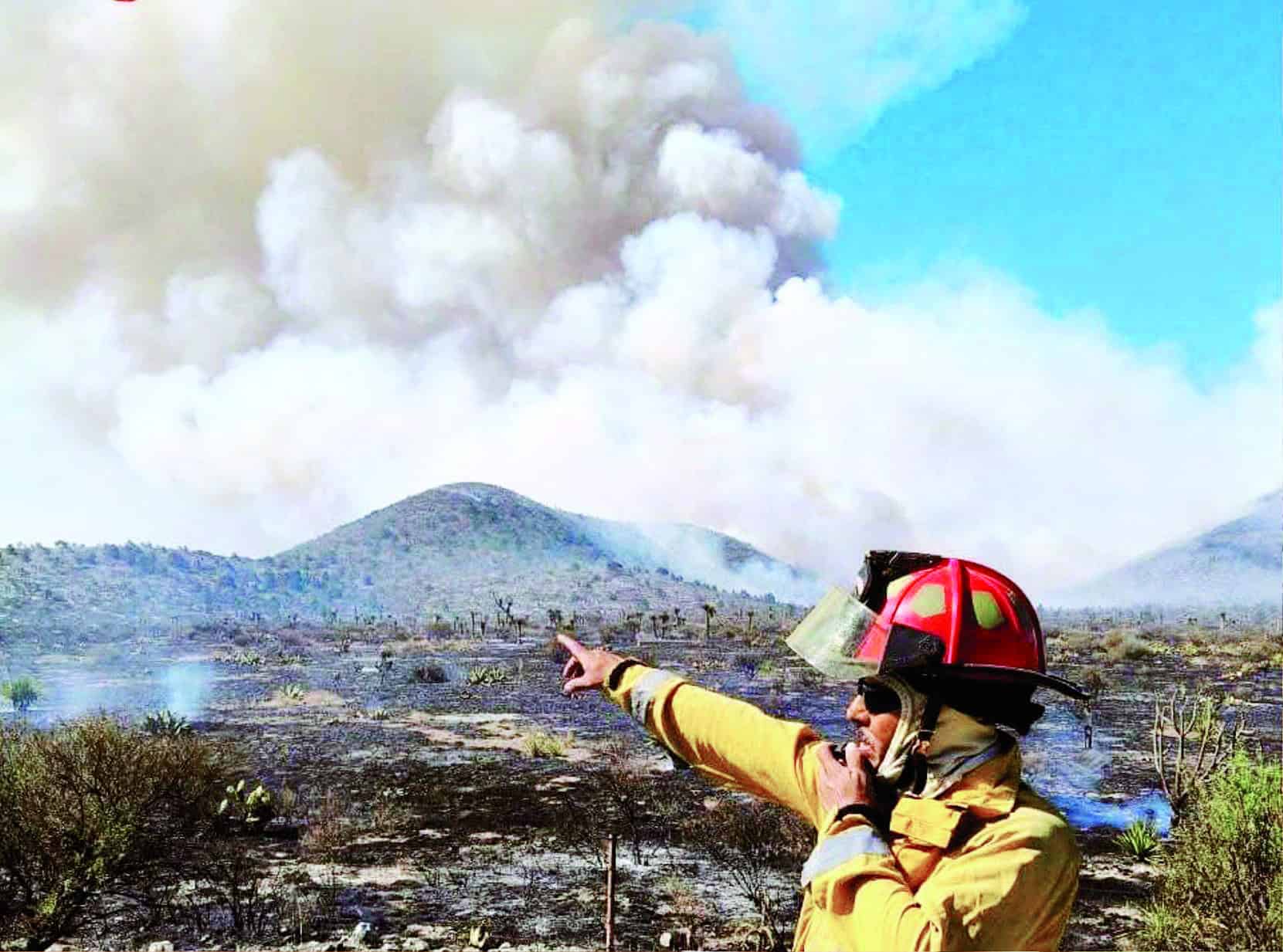 Abarca incendio 500 hectáreas en el Rancho Los Ángeles Abarca incendio 500 hectáreas en el Rancho Los Ángeles