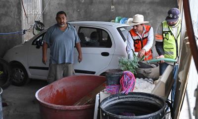 Falla en pozos deja sin agua a Frontera; reparten 50 mil litros con pipas gratis